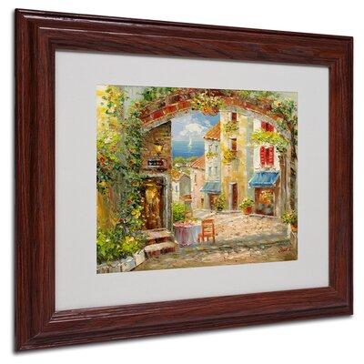 Trademark Fine Art 'Capri Isle' Framed Print on Canvas Canvas | 11 H x 14 W x 0.5 D in | Wayfair MA0421-W1114MF