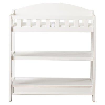 Delta Children Wilmington Changing Table w/ Pad Wood in White | 39.25 H x 35 W x 19.75 D in | Wayfair 7530-100