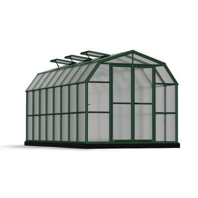 Rion Greenhouses Grand Gardener 2 Twin Wall 8.7' W x 16' D Greenhouse greenResin/Polycarbonate Panels, Size 93.5 H x 105.1 W in | Wayfair 702490