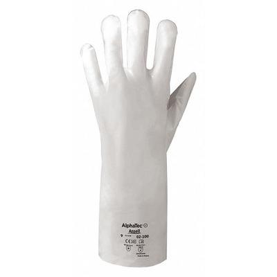 ANSELL 02-100 15-1/2" Chemical Resistant Gloves, Laminated Film, 8, 1 PR