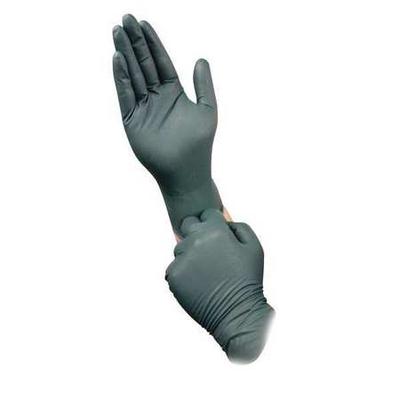 ANSELL DFK-608-L Disposable Gloves, Nitrile, Powder Free Green, L, 50 PK