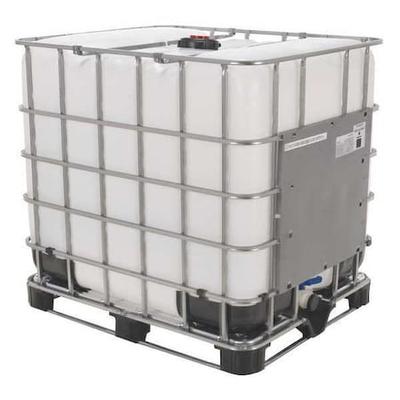 ZORO SELECT IBC-330 White Liquid Storage Container, 53