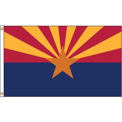 NYLGLO 140270 Arizona Flag,4x6 Ft,Nylon