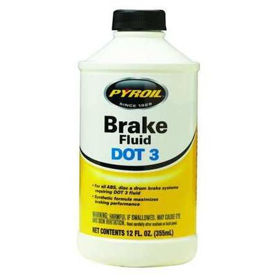 PYROIL PYBF-12 12 oz. - Brake Fluid - Plastic Bottle