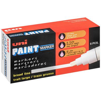 UNI-PAINT 63735 Permanent Paint Marker, Large Tip, Yellow Color Family, Paint