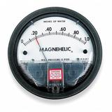 DWYER INSTRUMENTS 2004 Dwyer Magnehelic Pressure Gauge,0 to 4 In H2O
