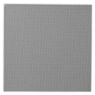 ZORO SELECT 4JRL2 6 to 14 in Square Perforated Ceiling Tile Diffuser, White