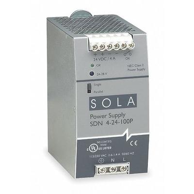 SOLA/HEVI-DUTY SDN5-24-100P DC Power Supply,24VDC,5A,47-63Hz