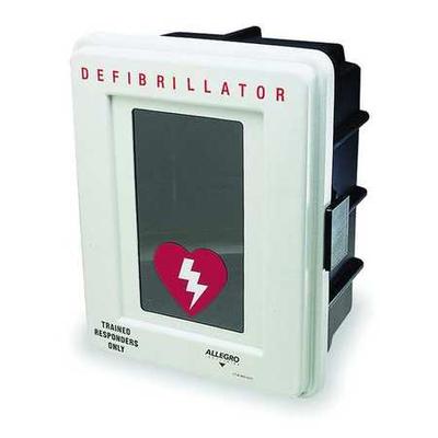 ALLEGRO INDUSTRIES 4400-D Defibrillator Storage Cabinet,Wall Mount