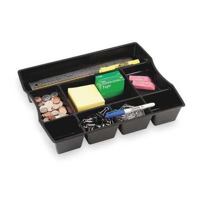 RUBBERMAID COMMERCIAL 21864 Drawer Organizer,Recycled,Black