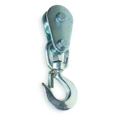 DAYTON 1DLK4 Pulley Block,Wire Rope,2400 lb. Load Cap