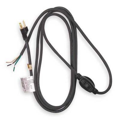 POWER FIRST 1TNB7 Power Cord, 5-15P, SJO, 12 ft., Blk, 10A, 14/3