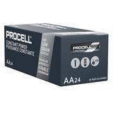 DURACELL PC1500BKD Procell Constant AA Alkaline Battery, 1.5V DC, 24 Pack