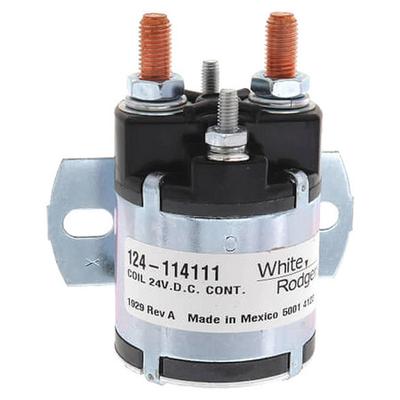 WHITE-RODGERS 124-114111 DC Power Solenoid,24V,Amps 100