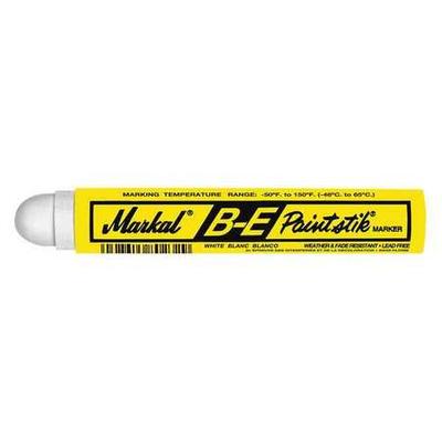 MARKAL 80620 Paintstik Marker, Large Tip, White Color Family
