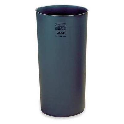 RUBBERMAID COMMERCIAL FG355200GRAY 22 gal Rigid Liners, 15 1/4 in x 30 in, Gray