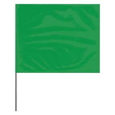 PRESCO 2321G-200 Marking Flag,Green,Blank,PVC,PK100
