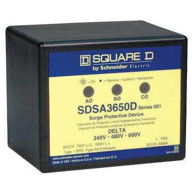 SQUARE D SDSA3650D Surge Protection Device,3 Phase,600V
