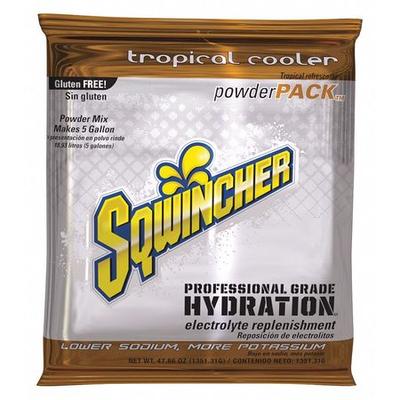 SQWINCHER 159016409 Sports Drink Mix Powder 47.66 oz., Tropical Cooler