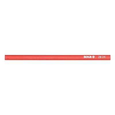 SOLA ZB 24 Carpenters Pencil,9-7/16 x 1/2 In,PK6