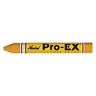MARKAL 80381 Extruded Lumber Crayon, Large Tip, Yellow Color Family, Clay