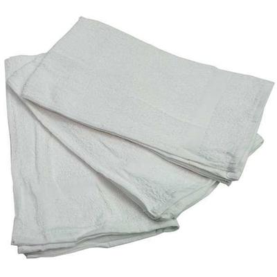 R & R TEXTILE 51610 Hand Towel,16x27 In,White,PK12