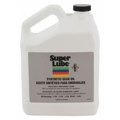 SUPER LUBE 54401 1 gal Gear Oil Bottle Translucent Clear