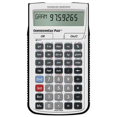 CALCULATED INDUSTRIES 8030 Conversion Calculator Plus,Portable,LCD