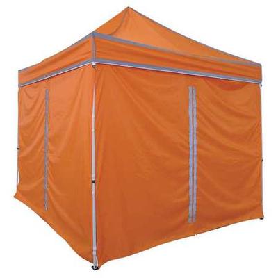 ZORO SELECT 22RP56 Side Wall,Orange,Polyester,85 In H,PK2