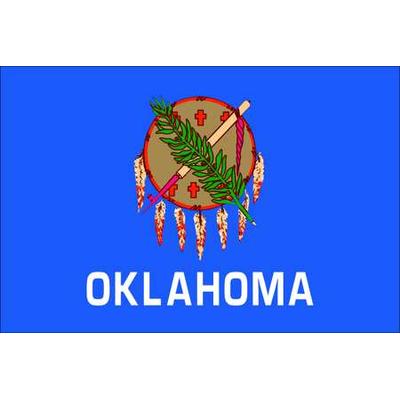 NYLGLO 144360 Oklahoma State Flag,3x5 Ft