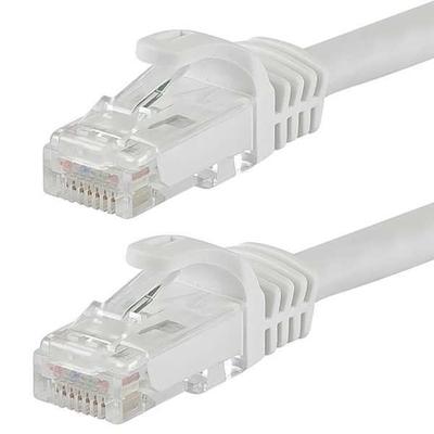 MONOPRICE 9818 Ethernet Cable,Cat 6,White,50 ft.