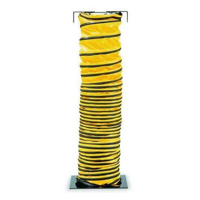 ALLEGRO INDUSTRIES 9550-25 Blower Ducting,25 ft.,Black/Yellow