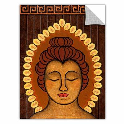 ArtWall 'Radiant Peace' by Gloria Rothrock Removable Wall Decal in Brown/Yellow | 24 H x 18 W in | Wayfair 0rot018a1824p