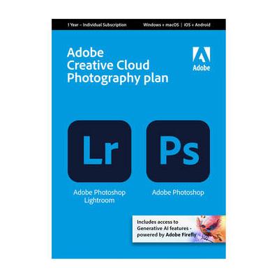 Adobe Creative Cloud Photography Plan with 20GB Cloud Storage (12-Month Subscript 65321100