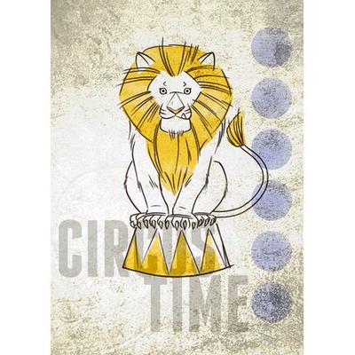 Oopsy Daisy Big Top Lion Canvas Art Canvas, Size 14.0 H x 10.0 W x 1.5 D in | Wayfair NB20193