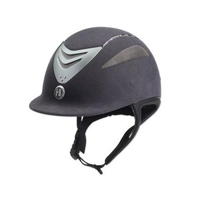 One K Defender Bling Helmet - S - Grey/Aurora Stones - Round Fit