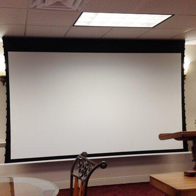 Elite Screens Evanesce Electric Wall/Ceiling Mounted Projector Screen in White | 120