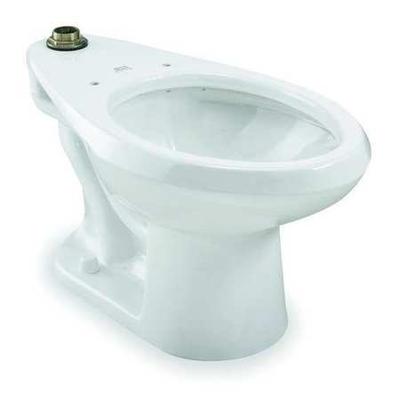 AMERICAN STANDARD 2234001PL.020 Toilet Bowl, 1.1/1.6 gpf, Flush Valve, Floor