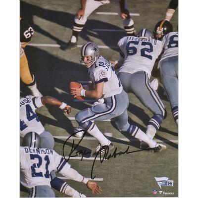 Roger Staubach Dallas Cowboys Autographed 8" x 10" Under Center Photograph