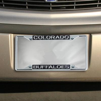 Colorado Buffaloes Glitter Car Tag Frame - Black
