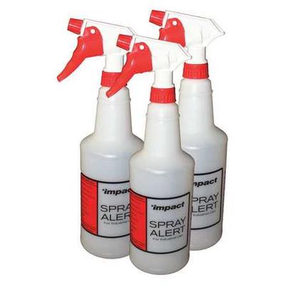 IMPACT PRODUCTS 5024SS 24 oz. Clear Trigger Spray Bottle, 3 Pack