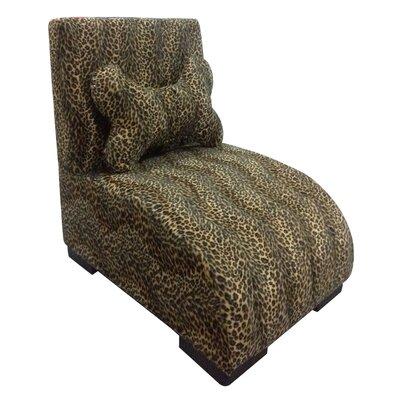 ORE Furniture Upholstered Leopard Dog Lounge Polyester/Memory Foam in Brown | 22.75 H x 29.5 W x 23 D in | Wayfair HB4289