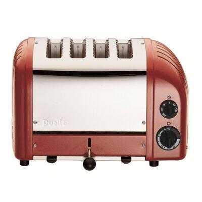 Dualit 4 Slice NewGen Toaster in Red, Size 8.6 H x 14.1 W x 8.2 D in | Wayfair 40417
