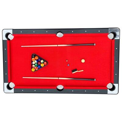 Hathaway Games Fairmont 6.3' Pool Table Manufactured Wood in Blue, Size 32.0 H x 76.0 W in | Wayfair BG2574