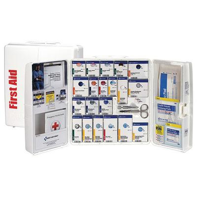 FIRST AID ONLY 1300-FAE-0103 Bulk First Aid Cabinet, Plastic, 50 Person