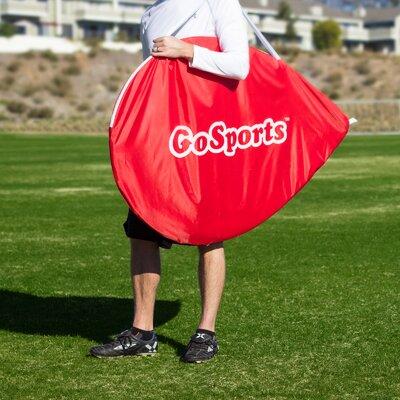 GoSports Portable Pop-Up Goal Fabric in Black, Size 44.0 H x 35.0 W x 3.0 D in | Wayfair PUG-6-01