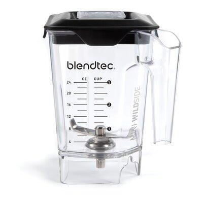 Blendtec Mini WildSide Jar in Black | 7 H x 6 W x 4 D in | Wayfair 40-642-50