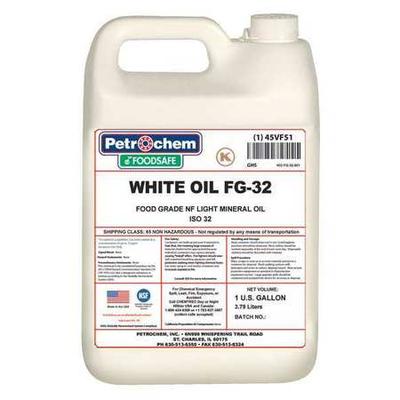 PETROCHEM WO FG-32-001 Mineral Hydraulic Oil, Food Grade, ISO 32, 1 Gal.