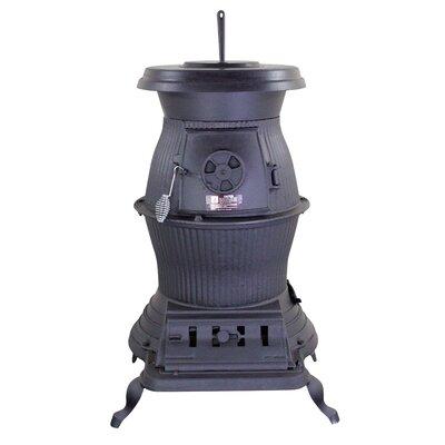 United States Stove Company Railroad Potbelly Direct Vent Coal Stove in Black | 34 H x 22 D in | Wayfair 1869
