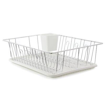 Better Chef Countertop Dish Rack Stainless Steel/Plastic in Gray | 5.3 H x 17.7 W x 13.7 D in | Wayfair 95089240M